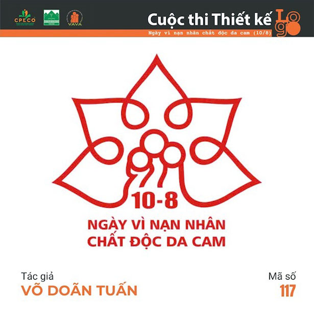 A red logo with text and numbersDescription automatically generated