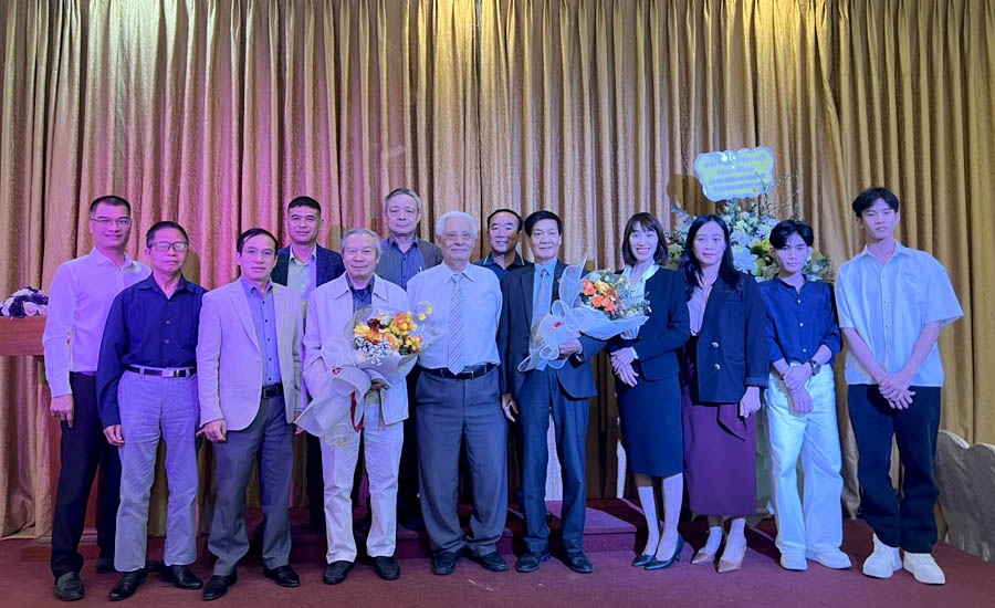 A group of people posing for a photoAI-generated content may be incorrect.