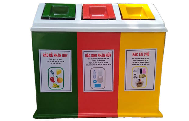 A colorful recycle bin with labelsAI-generated content may be incorrect.