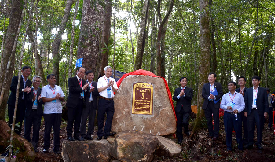 A group of people standing next to a rockAI-generated content may be incorrect.